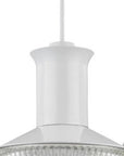 Silver Iron Dimmable Ceiling Light With White Shades