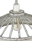 Iris 1-Light Aged Ivory Pendant