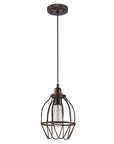 Antique Bronze Wire Pendant Hanging Light