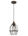 Antique Bronze Wire Pendant Hanging Light