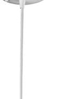 Nova 1-Light White Mini Pendant With Geometric Globe Shade