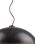 Black Iron Ten Light Dimmable Ceiling Light With Black Shades
