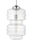 Ballina 1-Light Polished Nickel Mini-Pendant