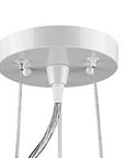 Layla 1-Light White Bowl Pendant