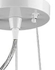 Layla 1-Light White Bowl Pendant