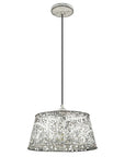 Iris 1-Light Aged Ivory Pendant