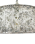 Iris 1-Light Aged Ivory Pendant