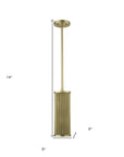 Basetti 1-Light Gold Pendant