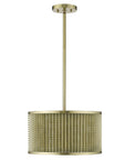 Basetti 4-Light Gold Convertible Pendant