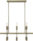 Perret 20-Light Aged Brass Island Pendant