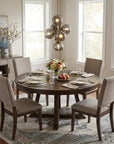 Lunette 6-Light Aged Brass Pendant