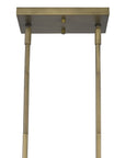 Lunette 10-Light Aged Brass Island Pendant