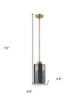 Monet 1-Light Brass Pendant