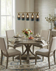 Monet 5-Light Brass Pendant