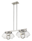 Garner 4-Light Satin Nickel Island Pendant