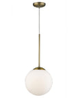 Solea 1-Light Antique Brass Pendant