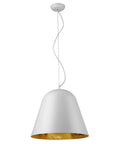 Knell 1-Light White Pendant