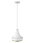 Tholos 1-Light White Pendant