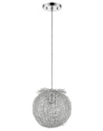 White Metal Dimmable Ceiling Light With White Shades
