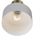 White and Gold Pendant Hanging Light