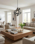 Hedron 1-Light Matte Black Pendant