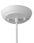 Hedron 1-Light White Pendant