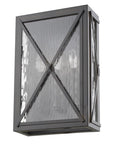 Black And Clear Three Light Transparent Dimmable Outdoor Hanging Lights With Black And Clear Shades