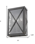 Black And Clear Three Light Transparent Dimmable Outdoor Hanging Lights With Black And Clear Shades