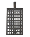 Black And Clear Three Light Seeded Dimmable Outdoor Hanging Lights With Black And Clear Shades