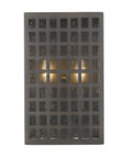 Black And Clear Two Light Seeded Dimmable Outdoor Hanging Lights With Black And Clear Shades