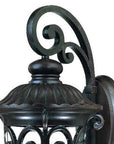 Black And Clear Three Light Seeded Dimmable Outdoor Hanging Lights With Black And Clear Shades