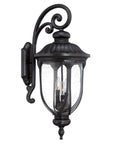 Laurens 3-Light Matte Black Wall Light