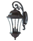 Waverly 3-Light Black Coral Wall Light