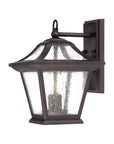 XL Antique Bronze Birdhouse Shape Outdoor Wall Light