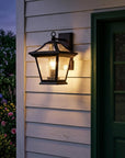 XL Antique Bronze Birdhouse Shape Outdoor Wall Light
