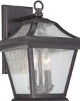XL Matte Black Birdhouse Shape Outdoor Wall Light