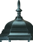 Matte Black Ornamental Carousel Lantern Wall Light