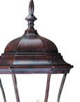 Dark Brown Ornamental Carousel Lantern Wall Light