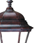 Dark Brown Ornamental Carousel Lantern Wall Light