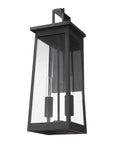 Alden 2-Light Matte Black Wall Light
