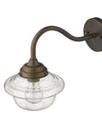 Burnished Bronze Vintage Schoolhouse Outdoor Wall Light