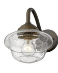 Burnished Bronze Vintage Schoolhouse Outdoor Wall Light