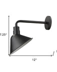 Black Dimmable Outdoor Hanging Light With Black Shades