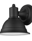 Matte Black Aluminum Wall Sconce