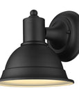 Matte Black Aluminum Wall Sconce