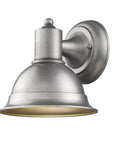 Brushed Silver Aluminum Wall Sconce