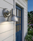 Brushed Silver Aluminum Wall Sconce