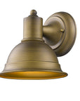 Brushed Gold Aluminum Wall Sconce