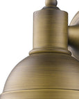 Brushed Gold Aluminum Wall Sconce