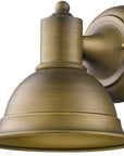 Brushed Gold Aluminum Wall Sconce